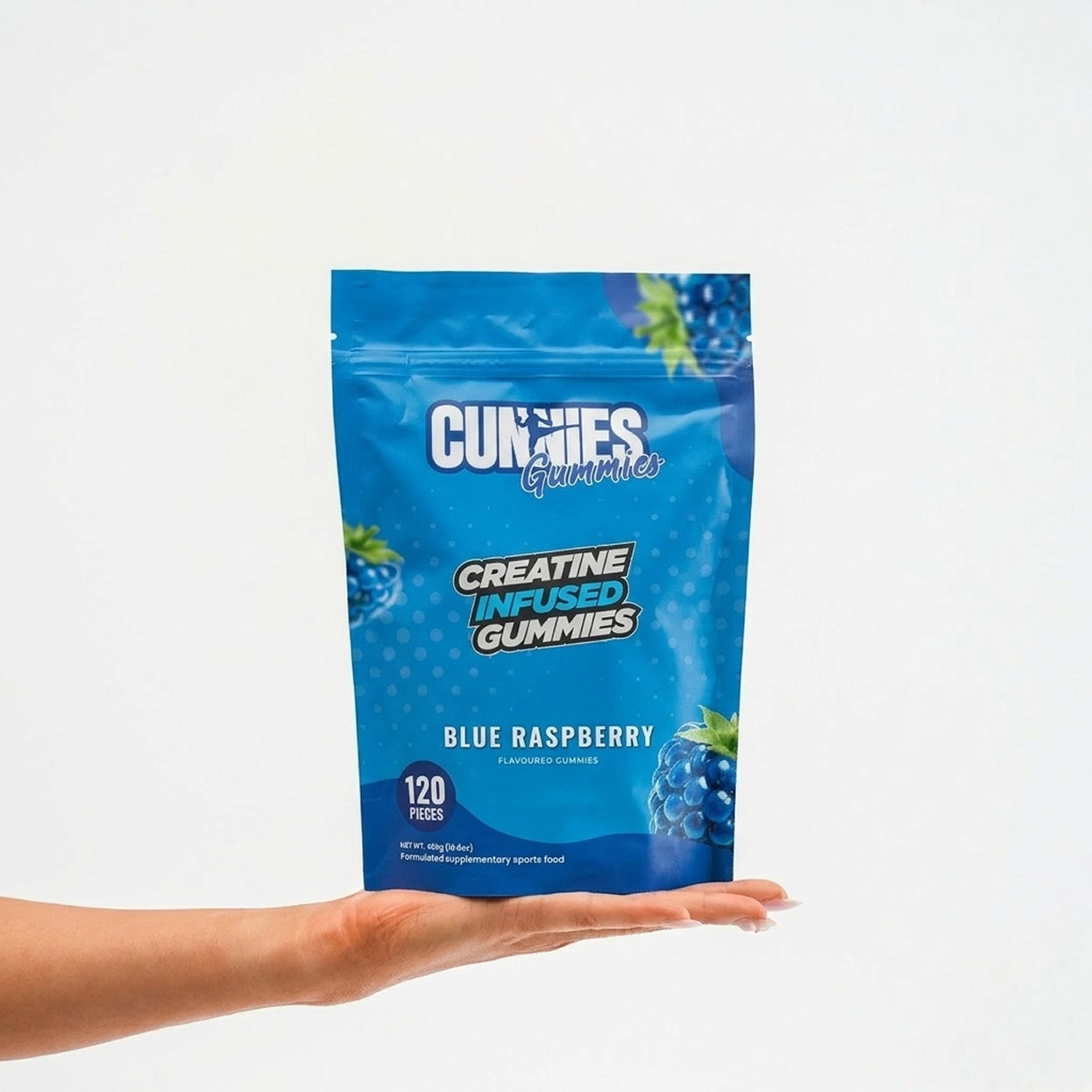Cunnies Blue Raspberry Creatine Gummies