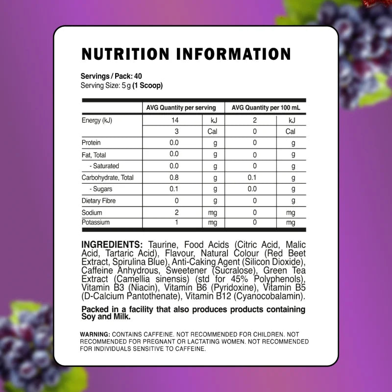 Grape Pre-Workout