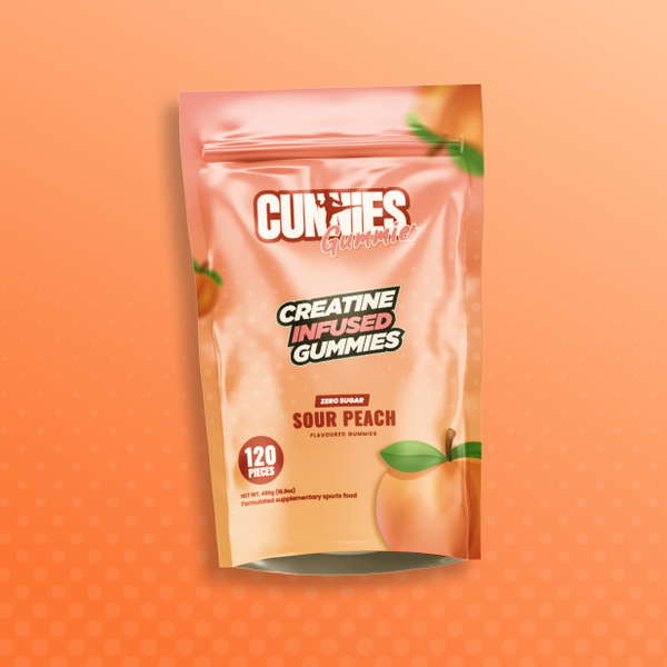 Sour Peach Creatine Gummies