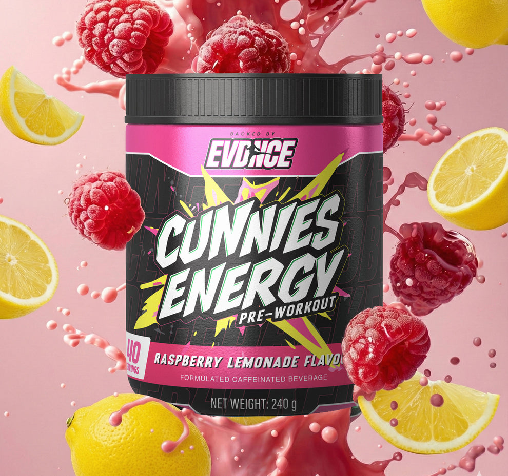 Raspberry Lemonade Pre-Workout | Clean Energy and Focus | Cunnies Energy