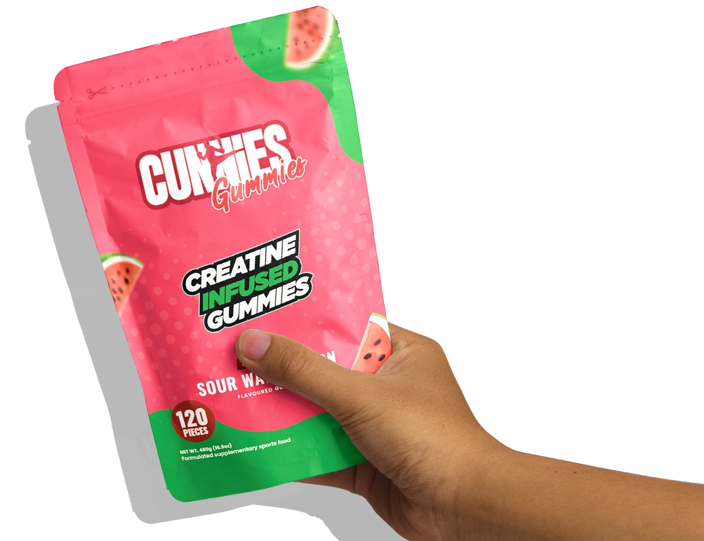 Creatine gummies pouch