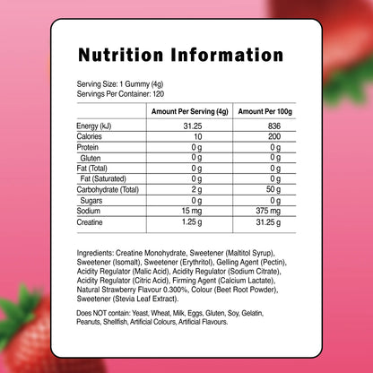 Strawberry Creatine Gummies