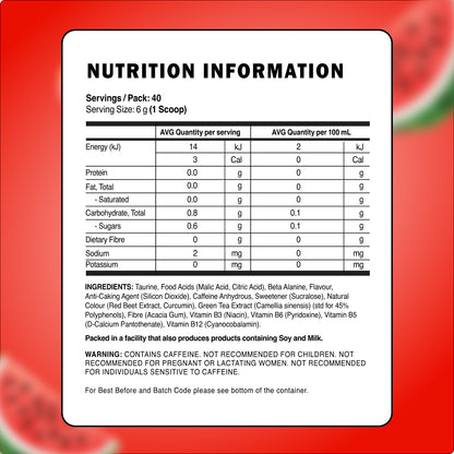 Watermelon Pre-Workout
